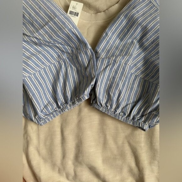 NWT Anthropologie Pilcro XS Woven Puff-Sleeve‎ Top - Picture 9 of 9